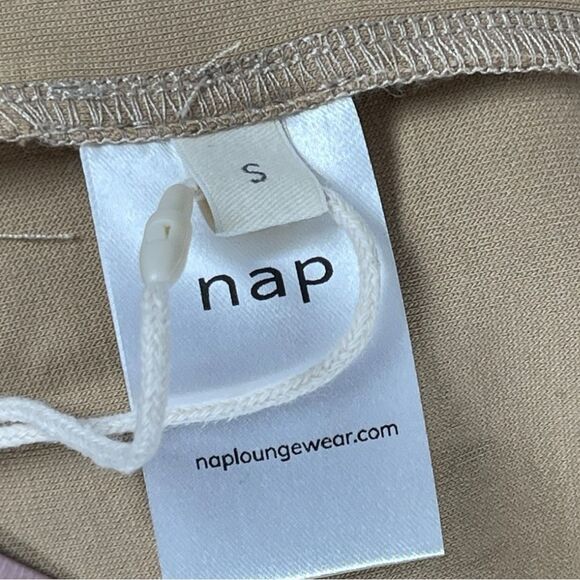 Nap Loungewear Tan Casual Tiered Long Sleeve Maxi Dress Women’s Size Small NWT - Picture 6 of 11